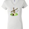Women's Short Sleeve V-Neck T-Shirt Thumbnail