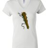 Women's Short Sleeve V-Neck T-Shirt Thumbnail