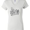 Women's Short Sleeve V-Neck T-Shirt Thumbnail
