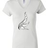 Women's Short Sleeve V-Neck T-Shirt Thumbnail