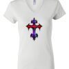 Women's Short Sleeve V-Neck T-Shirt Thumbnail