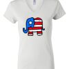 Women's Short Sleeve V-Neck T-Shirt Thumbnail