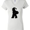 Women's Short Sleeve V-Neck T-Shirt Thumbnail